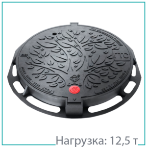 Люк чугунный С(В125)-ГТС-2-60, серия “Санкт-Петербург” купить