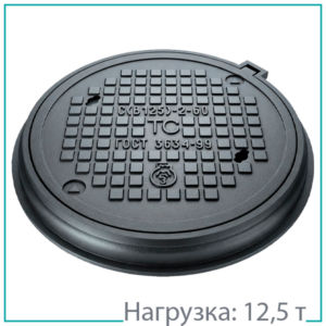 Люк средний чугунный С(B125)-ТС.2-60 купить