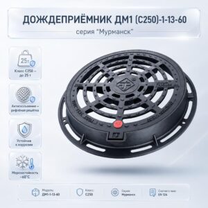 Дождеприемник магистральный ДМ1(С250)-1-12-13-60 серия "Мурманск"